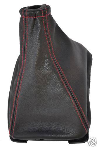 FITS SUZUKI VITARA LEATHER GEAR  GAITER RED STITCH CUSTOM NEW MADE IN UK