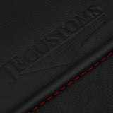 JF2 RED STITCH STORAGE CUBBY BOX LEATHER COVER+FRAME FOR MAZDA MX5 MK4 15-20