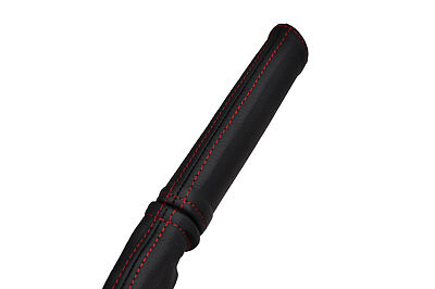 red stitch FITS CITROEN PICASSO XSARA 99-07  LEATHER HANDBRAKE HANDLE COVER ONLY