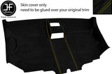 YELLOW STITCH FRONT ROOF HEADLINING LUXE SUEDE COVER FITS VW T5 TRANSPORTER VAN