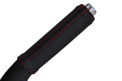 red stitching  FITS MAZDA 3 03-09 LEATHER HANDBRAKE HANDLE COVER ONLY CUSTOM NEW