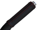 red stitching  FITS MAZDA 3 03-09 LEATHER HANDBRAKE HANDLE COVER ONLY CUSTOM NEW