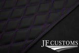 PURPLE DIAMOND STITCH VINYL 4X TAILORED FLOOR CARPET FOR VW UP 5DR 12-21 JF1