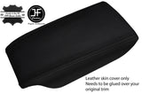 BLACK & BLACK REAL LEATHER ARMREST LID COVER FOR MERCEDES CL500 W215 C215 99-05