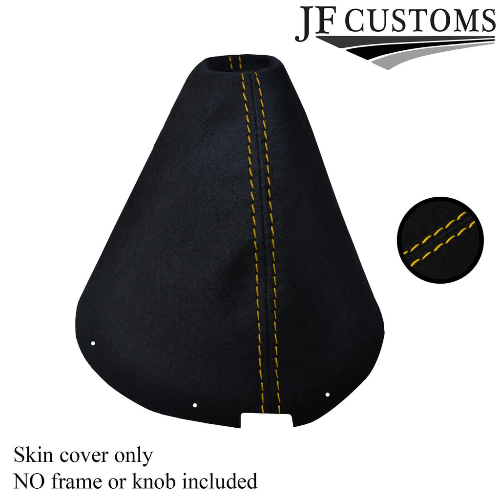 YELLOW STITCH FITS NISSAN 350Z 33Z 2002-2009 REAL SUEDE GEAR GAITER SHIFT BOOT