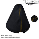 YELLOW STITCH FITS NISSAN 350Z 33Z 2002-2009 REAL SUEDE GEAR GAITER SHIFT BOOT