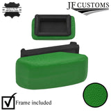 FOR VW GOLF MK2 JETTA 83-92 3X GREEN LEATHER DASHBOARD BLANK TRIMS + FRAMES
