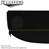 GREEN STITCH LUXE-SUEDE REAR PARCEL SHELF COVER FOR BMW E46 SALOON 98-05