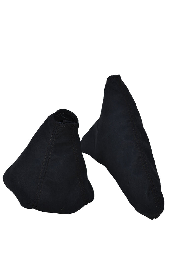 BLACK STITCH FITS TOYOTA SUPRA MKIV MK4 1993-2002 PU SUEDE GEAR HANDBRAKE