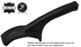RED STITCHING LEATHER HANDBRAKE GAITER FITS TOYOTA AVENSIS T25 2003-2008