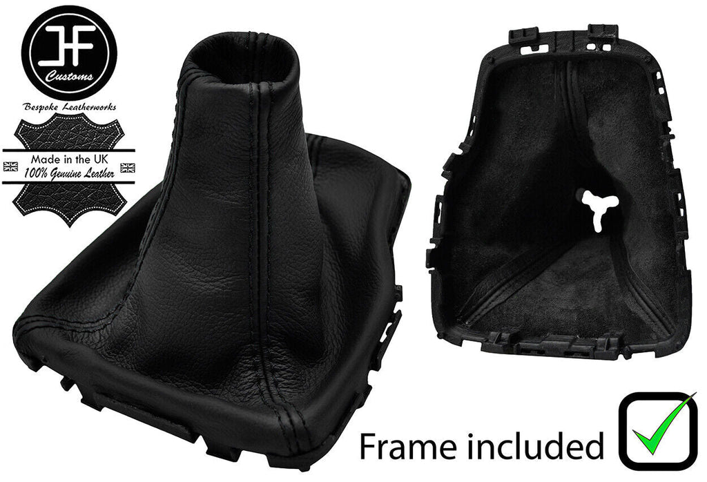 BLACK STITCH LEATHER MANUAL GEAR+PLASTIC FRAME FOR VAUXHALL INSIGNIA B 17-20