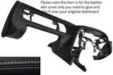 GREY STITCH DASH DASHBOARD LEATHER SKIN COVER FITS TOYOTA SUPRA MK4 1993-2002