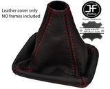 RED STITCH TOP GRAIN LEATHER GEAR GAITER FITS TOYOTA CELICA TA22 TA23 RA28