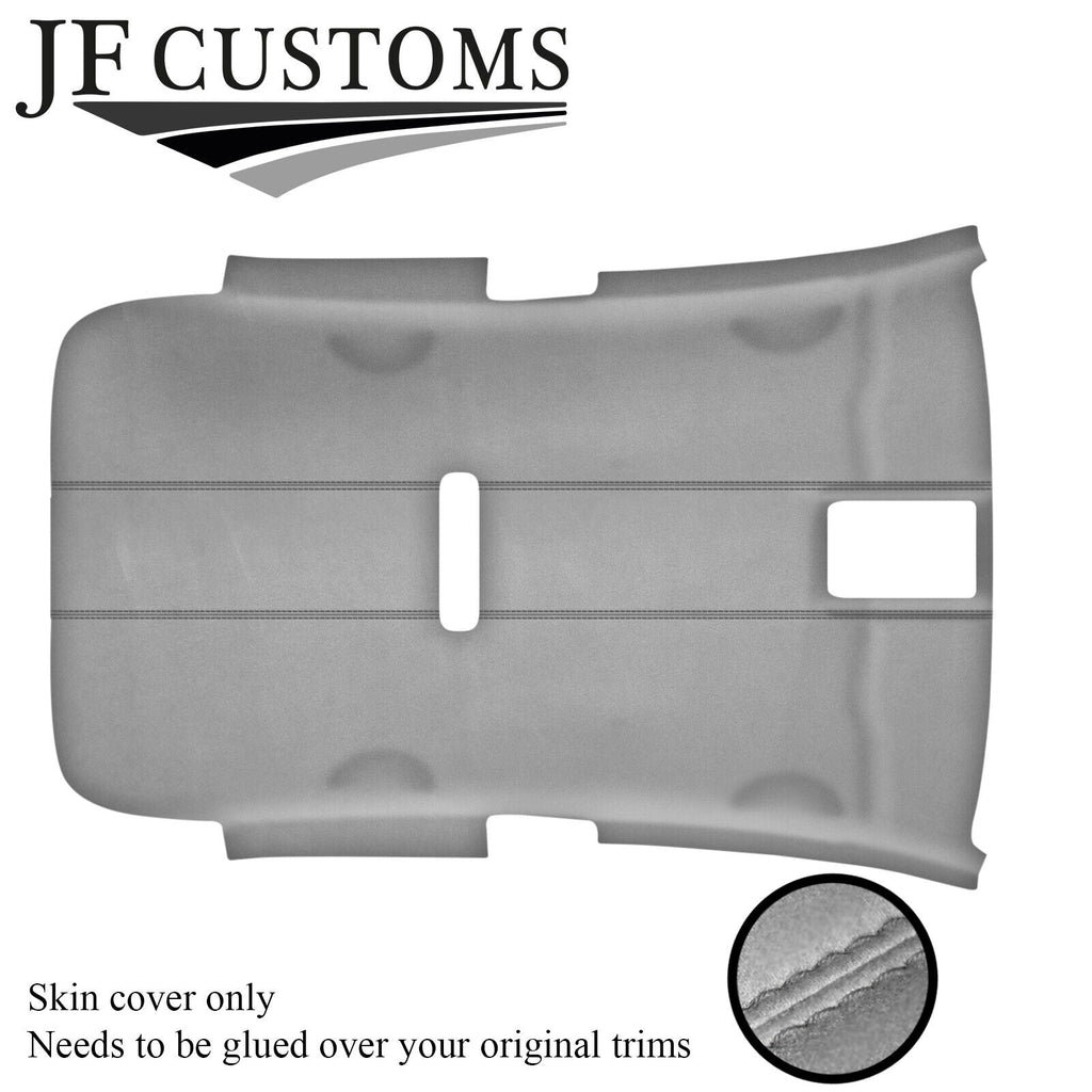 GREY STITCH L GREY LUXE-SUEDE NON SUNROOF HEADLINER FOR VW GOLF MK6 09-14 3DR