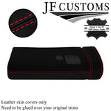 RED STITCH ITALIAN LEATHER GLOVEBOX+TRIM COVERS FOR NISSAN 300ZX Z32 90-96