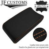 BEIGE STITCH LEATHER ARMREST LID COVER FITS MITSUBISHI ECLIPSE CROSS 17-21