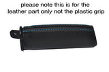 blue stitching FITS CORVETTE C6 2005-2012 E BRAKE HANDLE COVER ONLY LEATHER