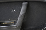 FITS MAZDA RX7 FC3S 2X DOOR HANDLE COVERS black stitch CUSTOM NEW MADE IN UK