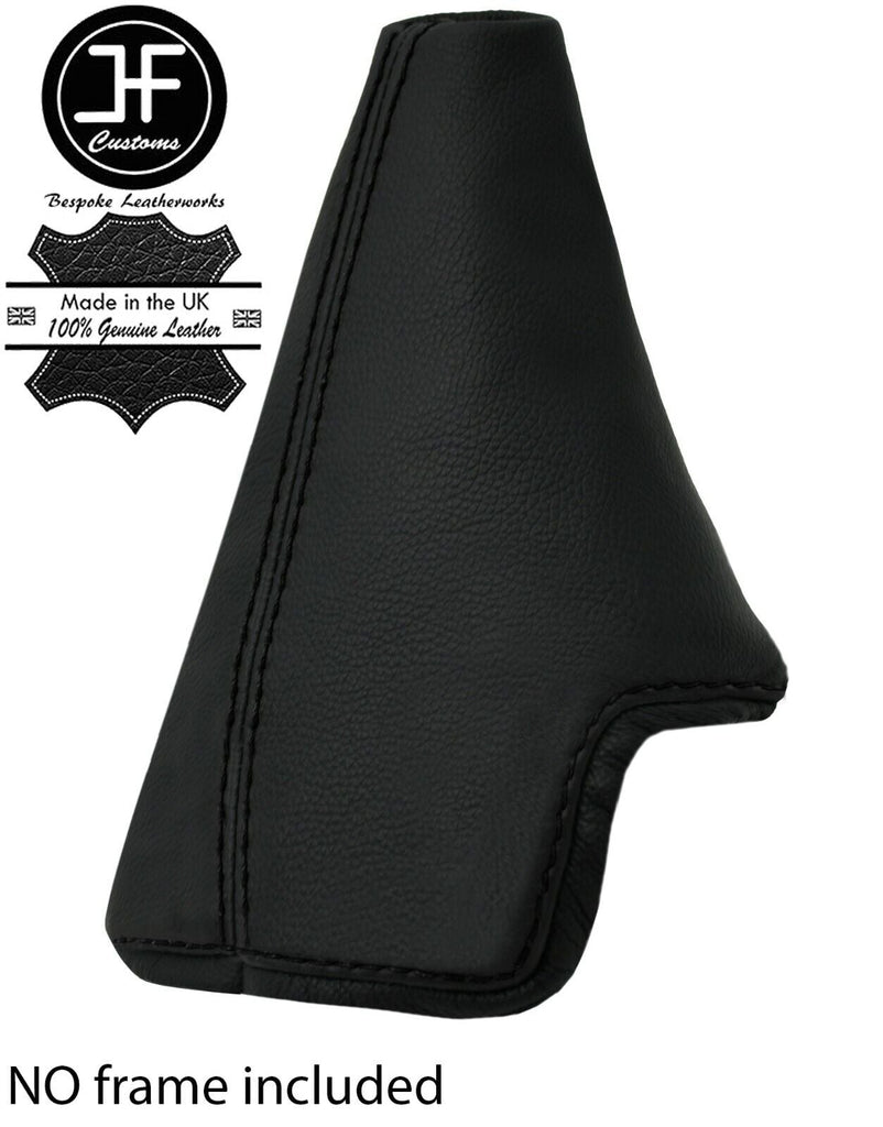 BLACK STITCH TOP GRAIN LEATHER GEAR GAITER FOR RENAULT ALPINE A610 GTV V6