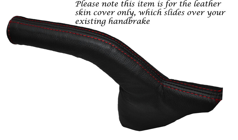 RED STITCHING LEATHER HANDBRAKE GAITER FITS KIA SORENTO 2009-2014 CUSTOM NEW