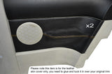 YELLOW STITCHING 2X REAR DOOR CARD TRIM SKIN COVERS FITS VW BEETLE 1998-2011
