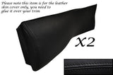 BLACK STITCHING FITS TRIUMPH SPITFIRE & GT6 2X LEATHER KNEE PADS LEATHER COVERS