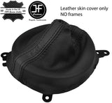 BLACK& BLACK STRIPE REAL LEATHER MANUAL GEAR GAITER FITS MAZDA MX5 MK3 05-15