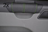 green stitch FITS VW T5 TRANSPORTER CARAVELLE CAMPER 2X DOOR HANDLE COVERS