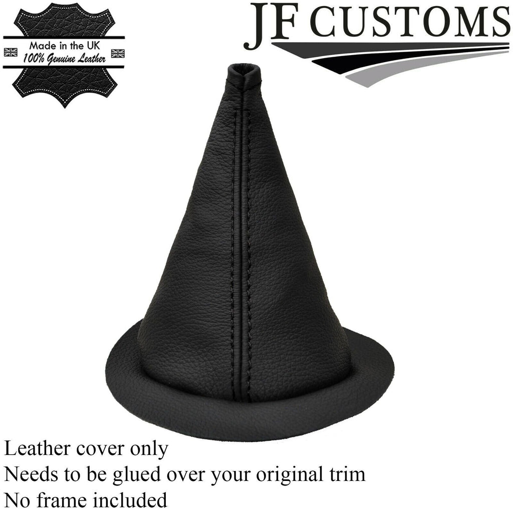 BLACK STITCHING REAL LEATHER MANUAL GEAR GAITER COVER FITS MG MGB 1962-1980