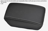 white stitch FITS VAUXHALL OPEL ASTRA J MK6 2009+ LEATHER ARMREST COVER