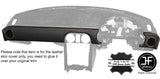WHITE STITCH DASH PAD TRIM LEATHER COVER FITS MAZDA MX5 MK1 MIATA 89-97 STYLE 2
