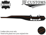ORANGE  STITCH ITALIAN LOWER DASHBOARD TRIM COVER FOR FORD FOCUS MK4 18-20