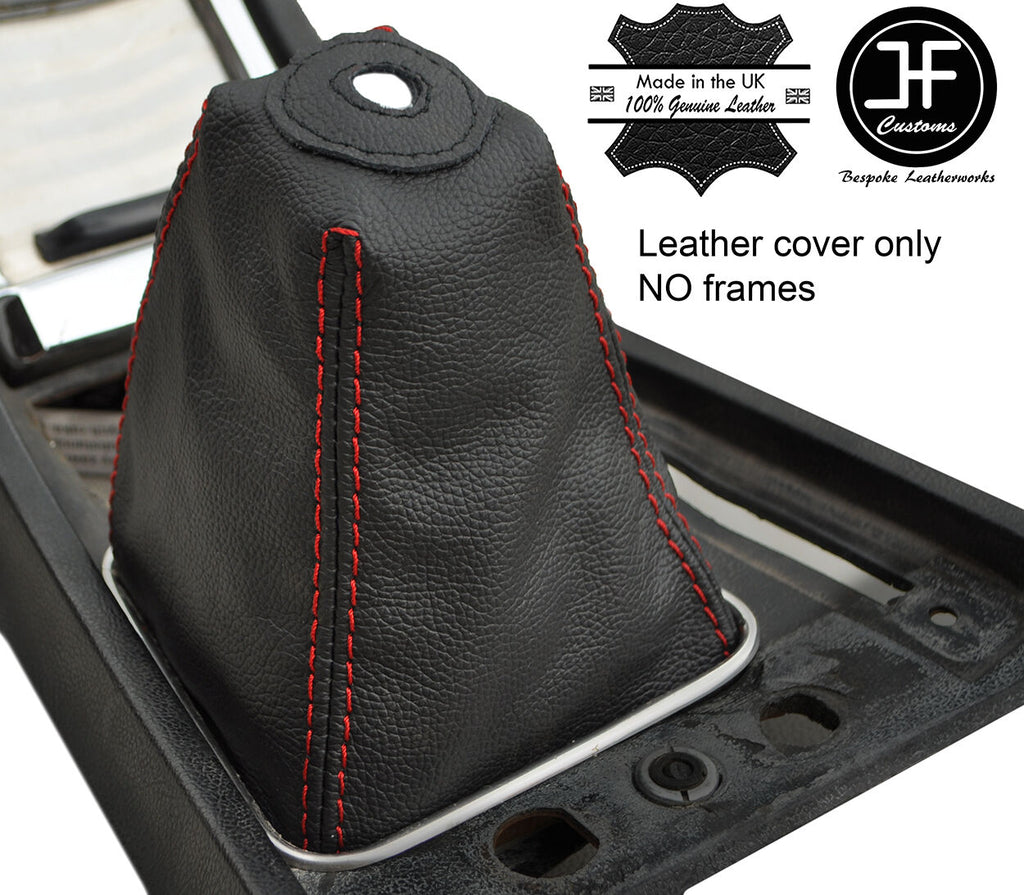 RED STITCH REAL LEATHER MANUAL GEAR GAITER FITS ALFA ROMEO SPIDER S2 S3 105