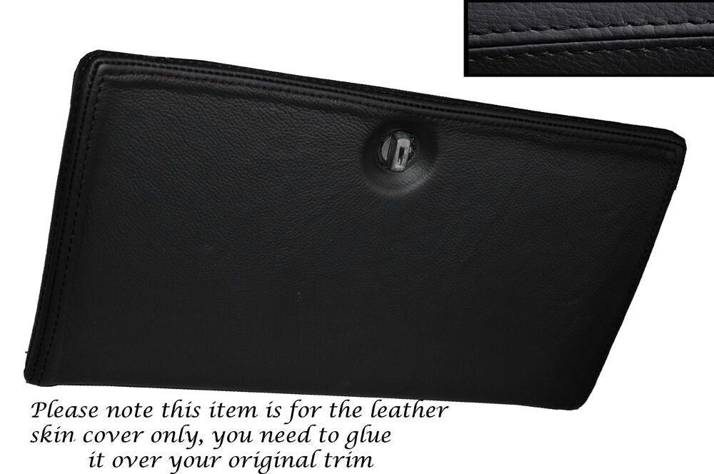 BLACK STITCH GLOVE BOX LID LEATHER SKIN COVER FITS DATSUN 240Z 260Z 280Z 74-78