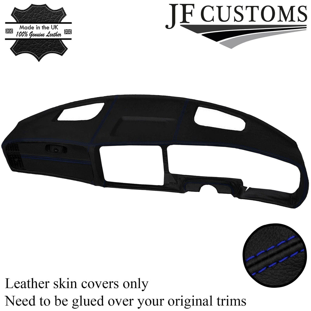 BLUE STITCH DASH DASHBOARD LEATHER SKIN COVER FITS SAAB 900 CLASSIC CUSTOM NEW