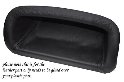 black stitch FITS ROVER 200 25 MG ZR 95-05 DASH POCKET LEATHER COVER ONLY