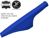 BLUE LEATHER FITS VW GOLF 4 Mk4 & BORA JETTA 1998-2003 HANDBRAKE COVER