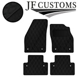 D GREY  DIAMOND STITCH VINYL 4X TAILORED FLOOR CARPETS FOR VOLVO V50 04-12 JF1