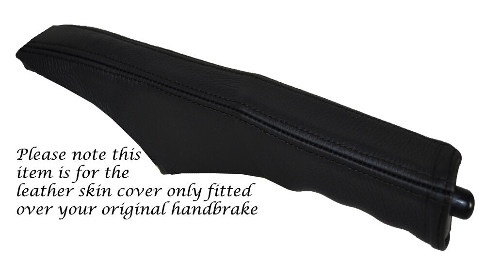 BLACK STITCH LEATHER HANDBRAKE GAITER FITS ROVER CITY ROVER 2003-2006 CUSTOM NEW