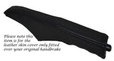 BLACK STITCH LEATHER HANDBRAKE GAITER FITS ROVER CITY ROVER 2003-2006 CUSTOM NEW