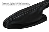 GREY STITCHING LEATHER SKIN HANDBRAKE GAITER FITS FORD MUSTANG 2010-2014
