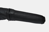 black stitch FITS VAUXHALL OPEL VECTRA B 95-02 LEATHER HANDBRAKE HANDLE COVER
