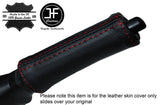 RED STITCHING HANDBRAKE HANDLE LEATHER COVER FITS MAZDA XEDOS 6 1992-1999