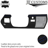 BLUE STITCH ITALIAN LEATHER UNDER STEERING TRIM COVER FOR LEXUS IS 250 06-13