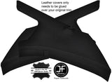 BLACK STITCH 2X REAR C PILLAR LEATHER COVERS FITS CITROEN SAXO 96-04 3 DOOR