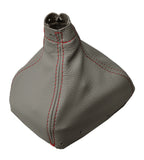 RED STITCH FITS RENAULT SCENIC Mk2 BEIGE 2003-2009  GAITER REAL LEATHER