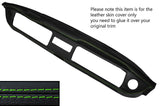 GREEN STITCHING DASH DASHBOARD LEATHER COVER FITS VW T2 TYPE 2 CAMPER VAN 1976+
