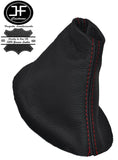 RED STITCH FITS FIAT FIORINO 2009-2016 GENUINE LEATHER GEAR STICK GAITER