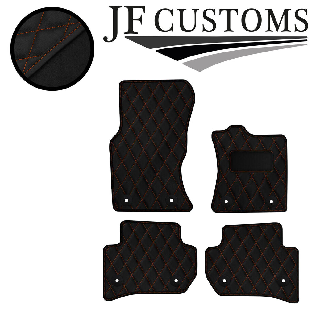 TAN DIAMOND VINYL 4X TAILORED FLOOR CARPET FOR RANGE ROVER VELAR 17-21 JF1