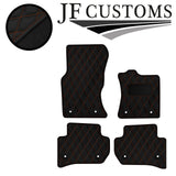 TAN DIAMOND VINYL 4X TAILORED FLOOR CARPET FOR RANGE ROVER VELAR 17-21 JF1